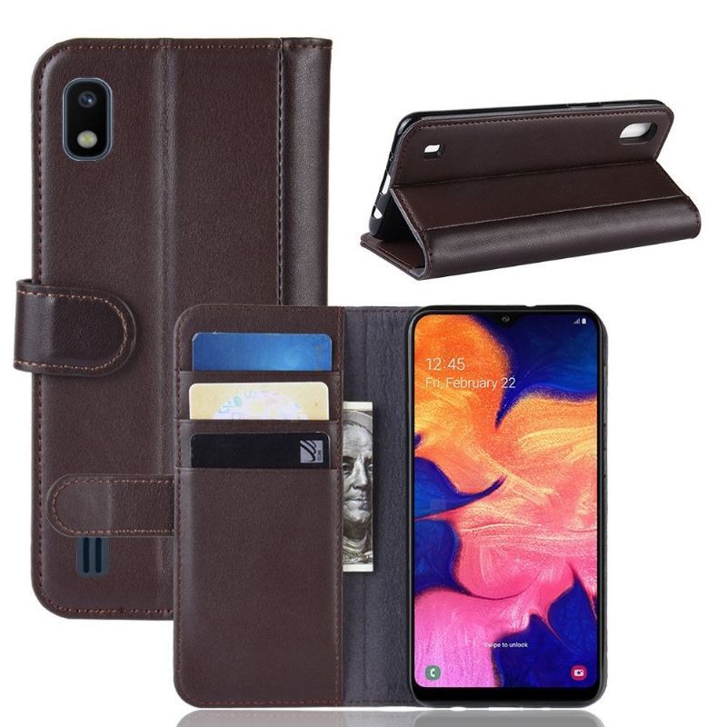 Etui Folio do Samsung Galaxy A10 Obrzeża Premium Skóra