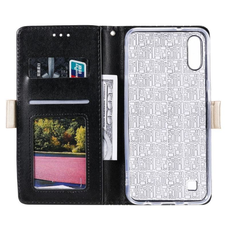 Etui Folio do Samsung Galaxy A10 Romance Koronka Z Paskiem