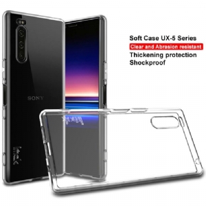 Etui do Sony Xperia 5 Biznes Przezroczysty Silikon