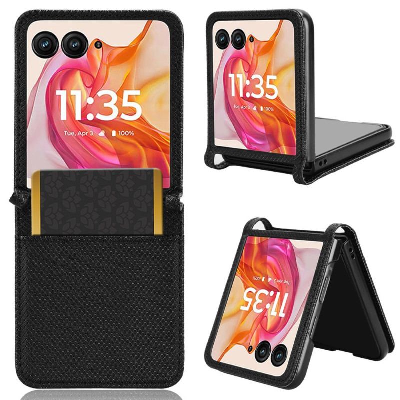 Etui Motorola Razr Plus 2024 Posiadacz Karty Etui Ochronne