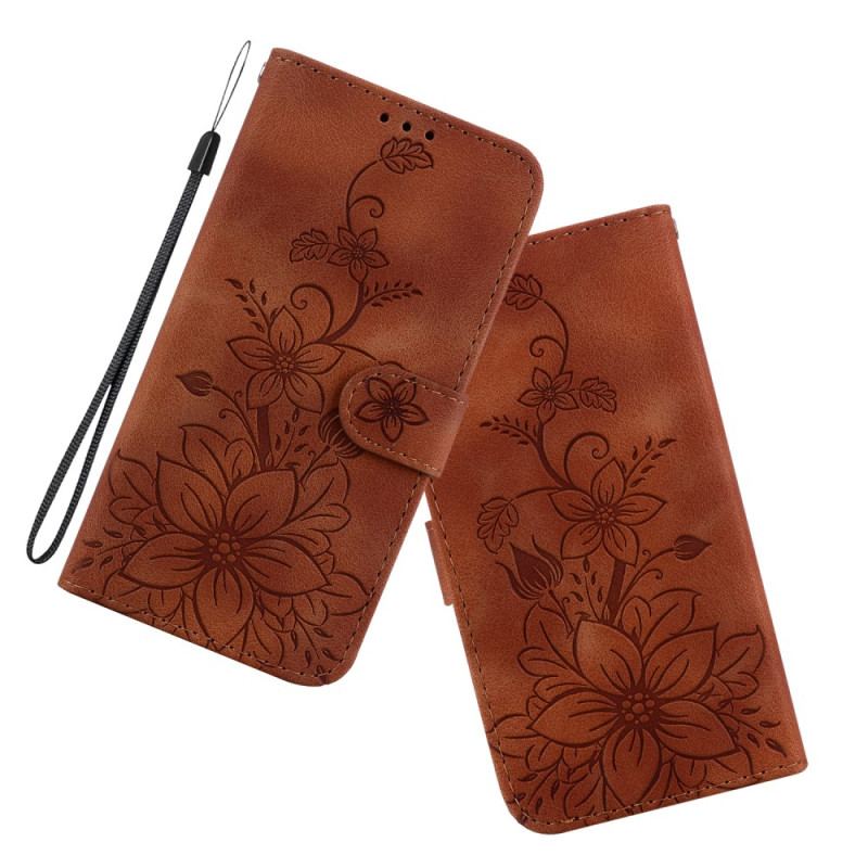 Etui Folio Xiaomi 14 Kwiatowy Wzór Etui Ochronne