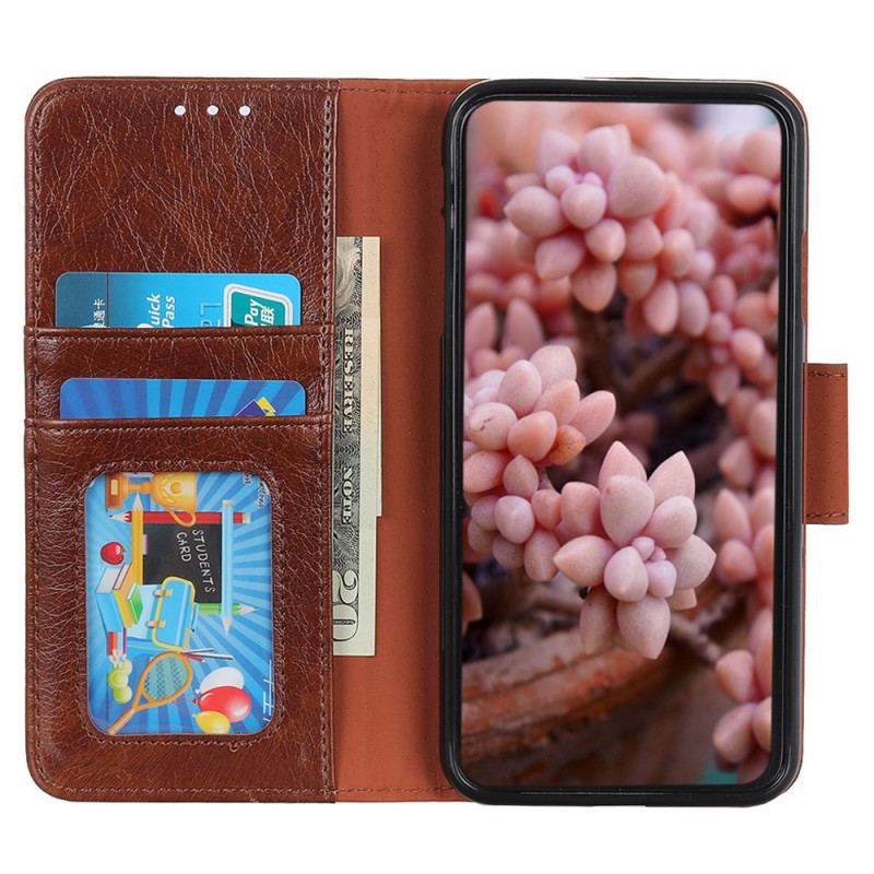 Etui Folio Xiaomi 14 Lakierowana Skóra Nappa Etui Ochronne