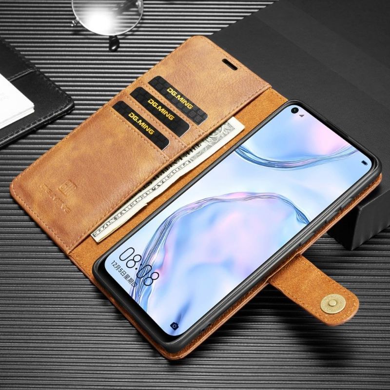 Etui Skórzany Futerał do Samsung Galaxy Note 10 Lite Anti-fall Ze Zdejmowaną Powłoką