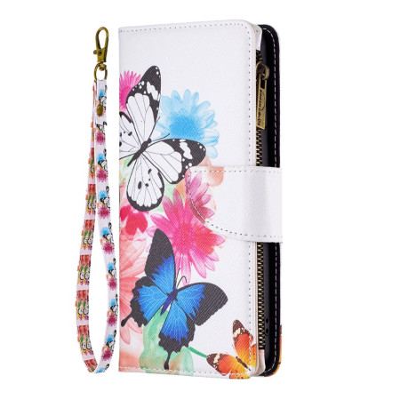 Etui Folio Do Xiaomi Redmi Note 13 Pro 5g Portfel Z Dwoma Motylami