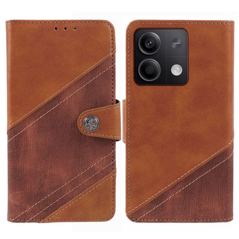 Etui Folio Xiaomi Redmi Note 13 Pro 5g Bi-tekstura Etui Ochronne