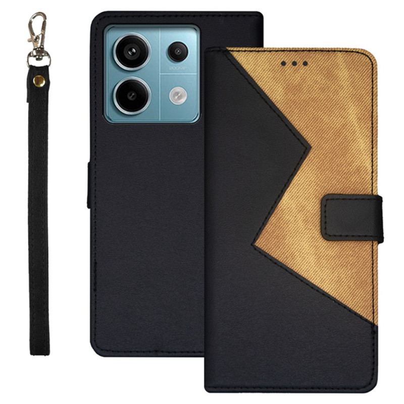 Etui Folio Xiaomi Redmi Note 13 Pro 5g Dwukolorowy Idewei Etui Ochronne