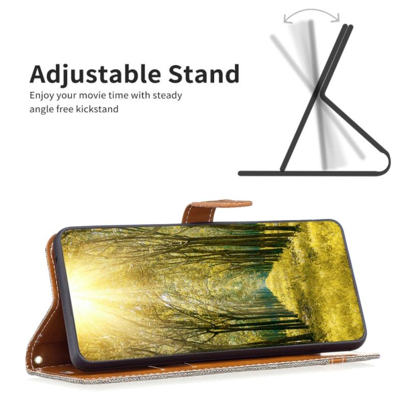 Etui Folio Xiaomi Redmi Note 13 Pro 5g Materiał Paska