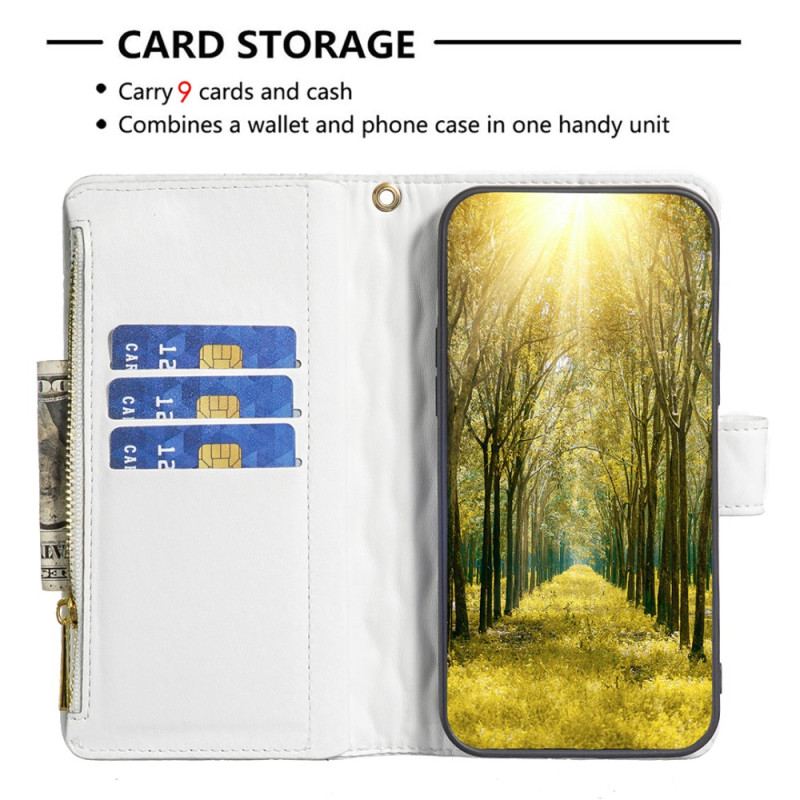 Etui Folio Xiaomi Redmi Note 13 Pro 5g Pikowana Binfen Kolor Etui Ochronne