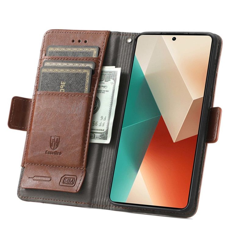 Etui Folio Xiaomi Redmi Note 13 Pro 5g Portfel Blokujący Rfid Caseneo