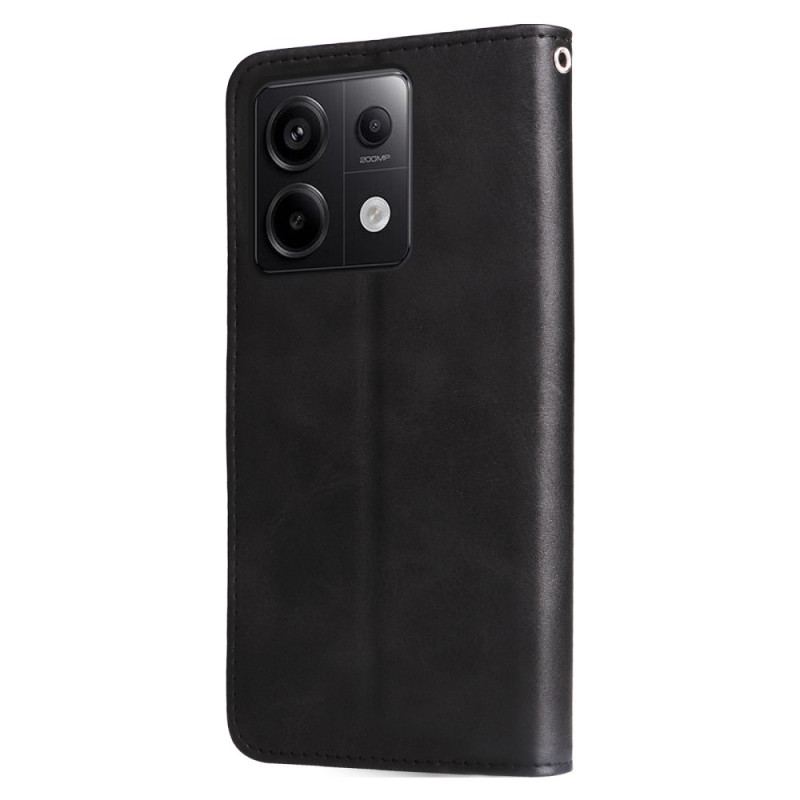 Etui Folio Xiaomi Redmi Note 13 Pro 5g Przednia Portmonetka Etui Ochronne