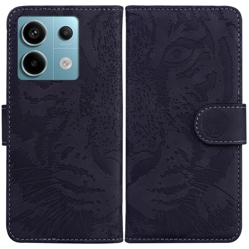 Etui Folio Xiaomi Redmi Note 13 Pro 5g Ślad Tygrysa