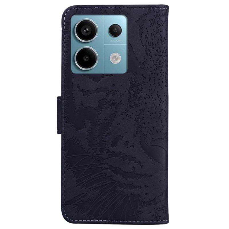 Etui Folio Xiaomi Redmi Note 13 Pro 5g Ślad Tygrysa