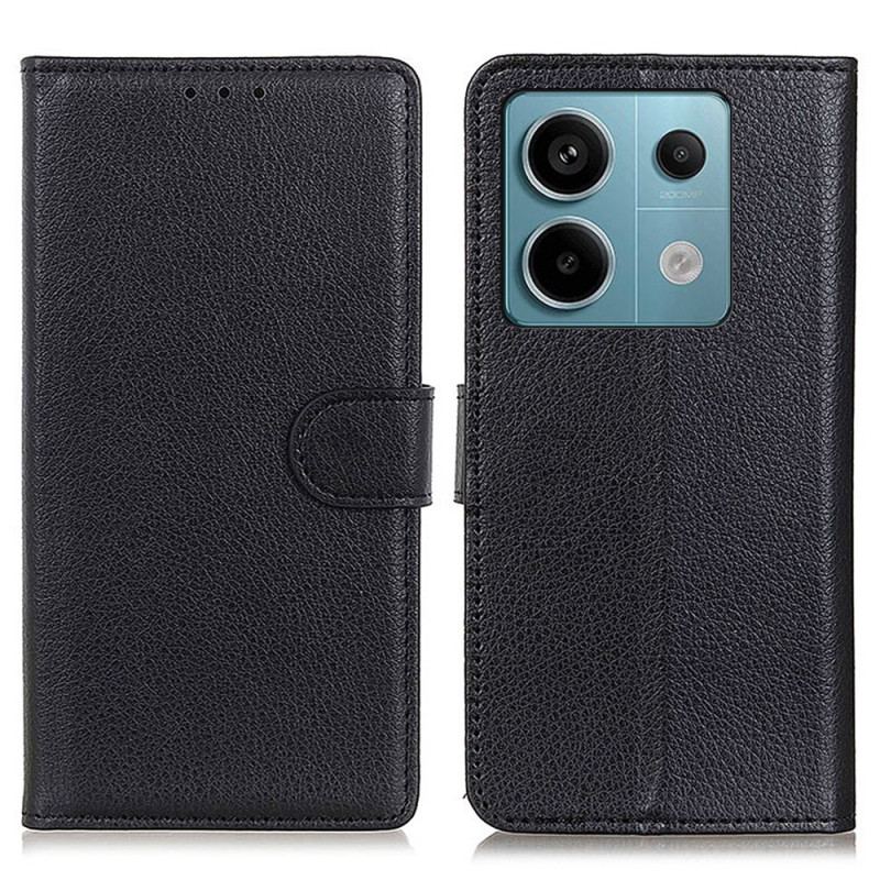 Etui Folio Xiaomi Redmi Note 13 Pro 5g Tradycyjna Sztuczna Skóra