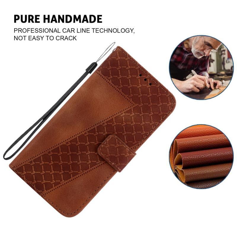 Etui Folio Xiaomi Redmi Note 13 Pro 5g Wzór 7 Z Paskiem Etui Ochronne