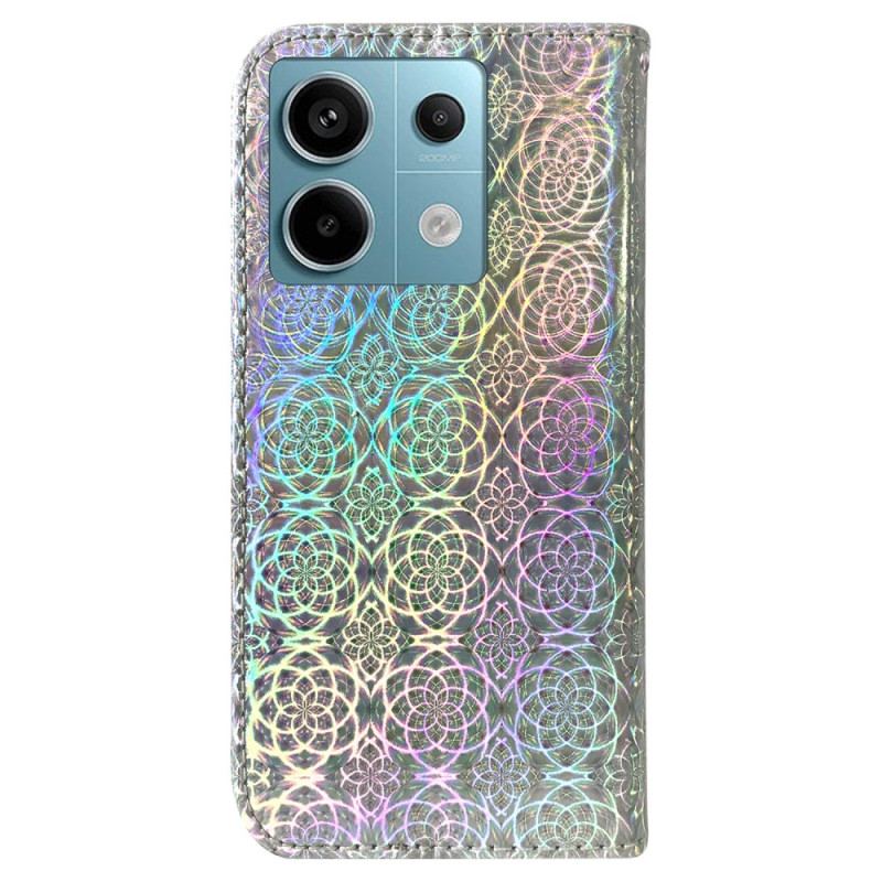 Etui Folio Xiaomi Redmi Note 13 Pro 5g Wzór Paska Disco Etui Ochronne