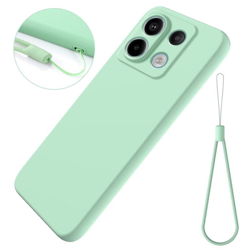 Etui Xiaomi Redmi Note 13 Pro 5g Pasek Z Płynnego Silikonu