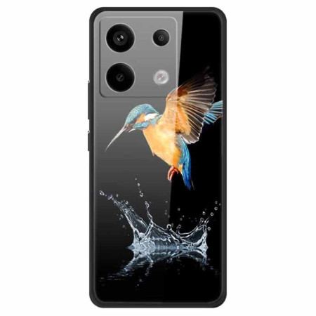 Etui Xiaomi Redmi Note 13 Pro 5g Ptak W Koronie Ze Szkła Hartowanego