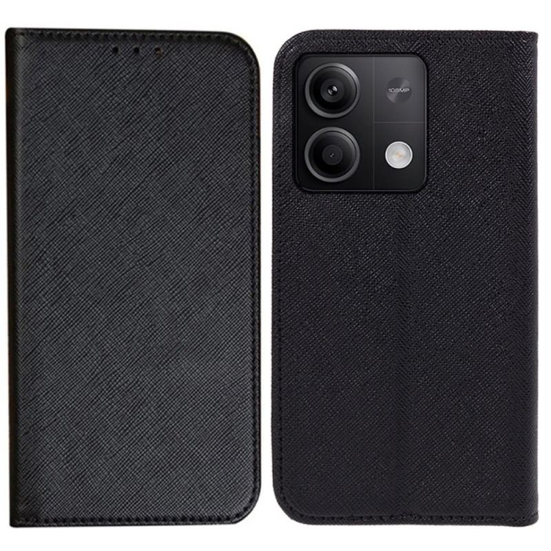 Flip Kotelot Xiaomi Redmi Note 13 Pro 5g Tekstura Krzyżowa Etui Ochronne