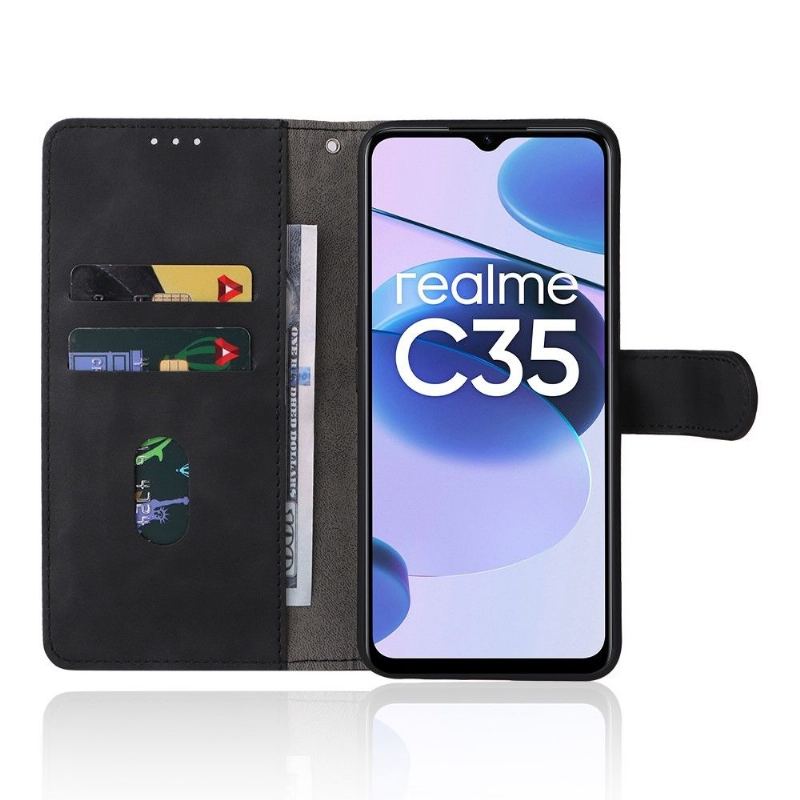 Etui Folio do Realme C35 Obrzeża Miękki Dotyk