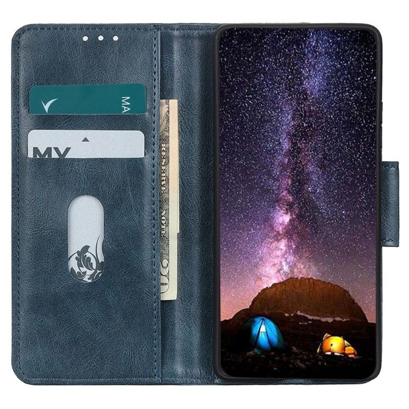 Etui Folio do Realme C35 Skórzany Futerał Faux Leather Folio Stand Funkcja