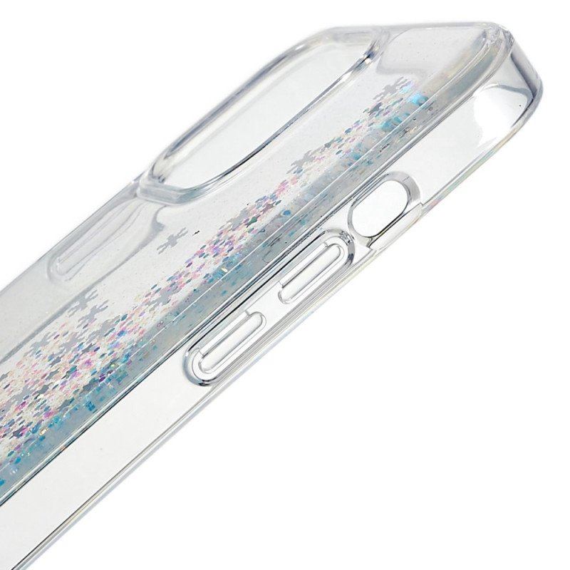 Etui do iPhone 14 Pro Cekiny Płatki