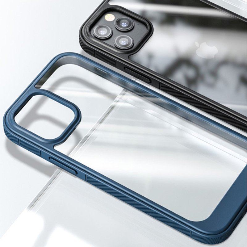 Etui do iPhone 14 Pro Hybrydowe Antypoślizgowe Krawędzie