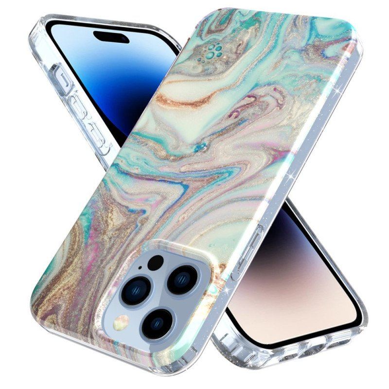 Etui do iPhone 14 Pro Pojedynczy Marmur