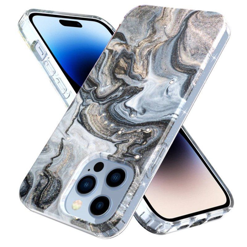 Etui do iPhone 14 Pro Pojedynczy Marmur