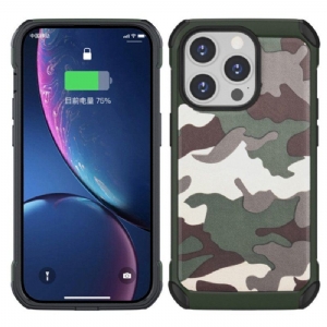 Etui do iPhone 14 Pro Wzmocniony Kamuflaż