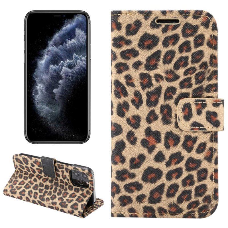 Etui Folio do iPhone 14 Pro Lampart