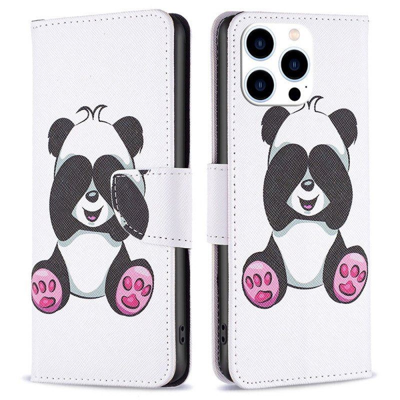 Etui Folio do iPhone 14 Pro Panda