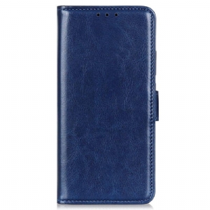 Etui Folio do iPhone 14 Pro Sztuczna Skóra Lakierowana