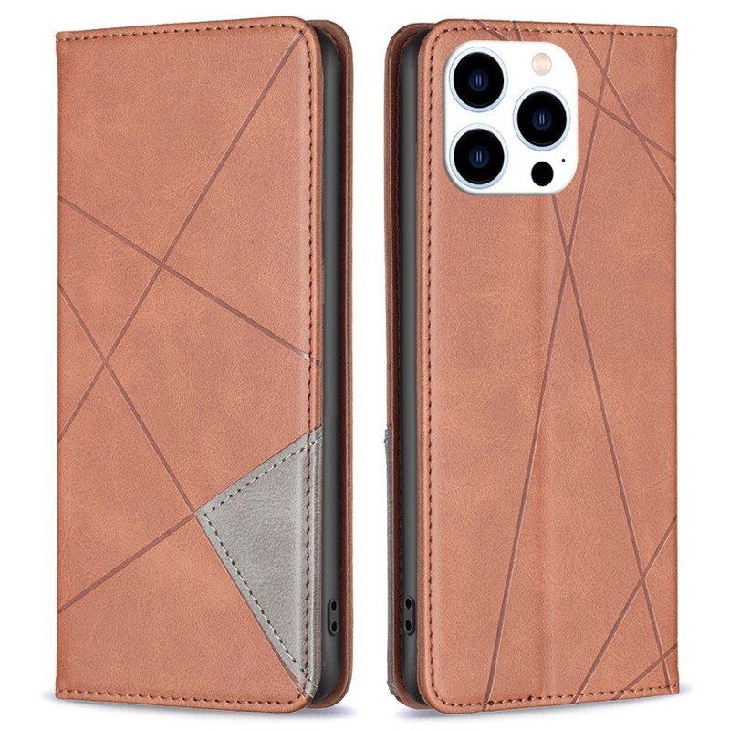 Etui Na Telefon do iPhone 14 Pro Etui Folio Geometryczny