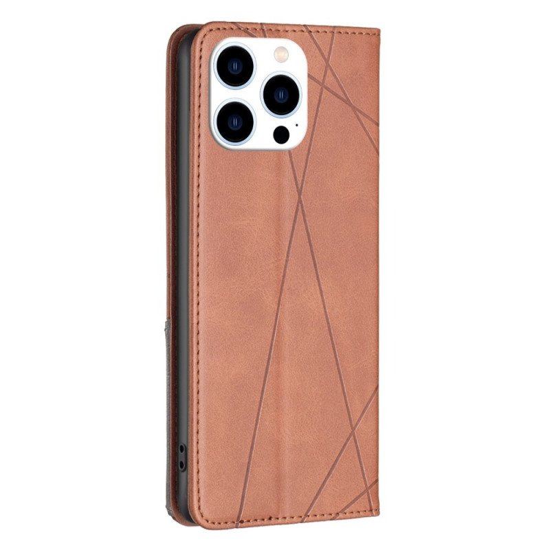 Etui Na Telefon do iPhone 14 Pro Etui Folio Geometryczny