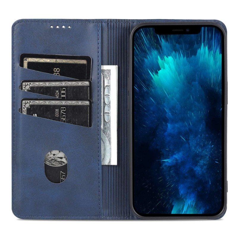 Etui Na Telefon do iPhone 14 Pro Etui Folio Stylizacja Skóry Azns