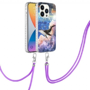 Futerały do iPhone 14 Pro Stylizowany Wieloryb