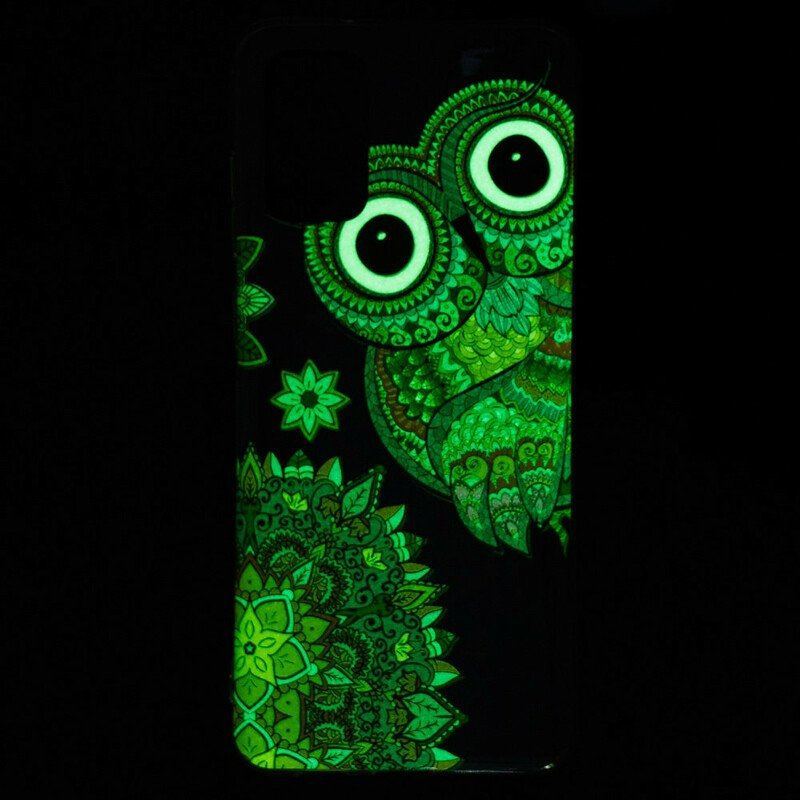 Etui do Samsung Galaxy S20 Plus / S20 Plus 5G Fluorescencyjna Mandala Sowa