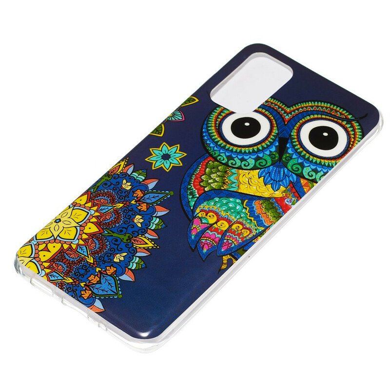 Etui do Samsung Galaxy S20 Plus / S20 Plus 5G Fluorescencyjna Mandala Sowa