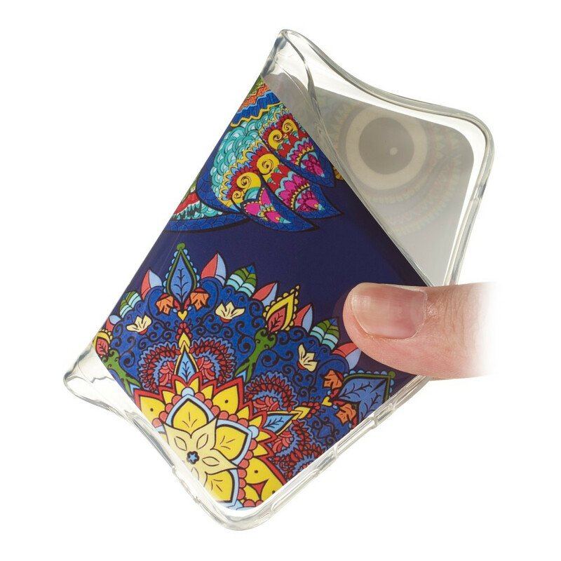 Etui do Samsung Galaxy S20 Plus / S20 Plus 5G Fluorescencyjna Mandala Sowa