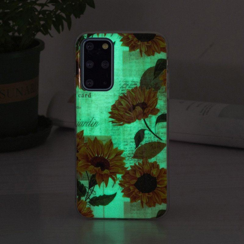 Etui do Samsung Galaxy S20 Plus / S20 Plus 5G Fluorescencyjne Słoneczniki