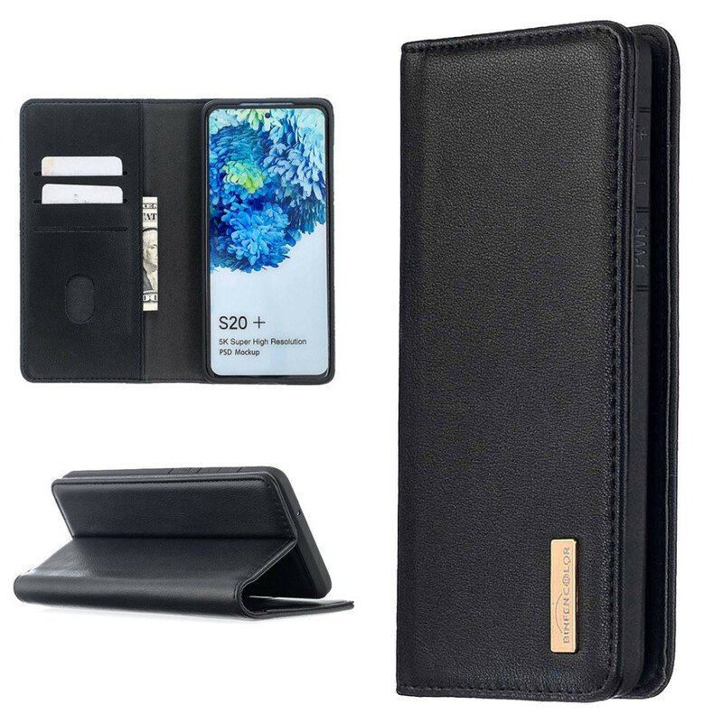 Etui do Samsung Galaxy S20 Plus / S20 Plus 5G Etui Folio Odpinana Skóra Naturalna