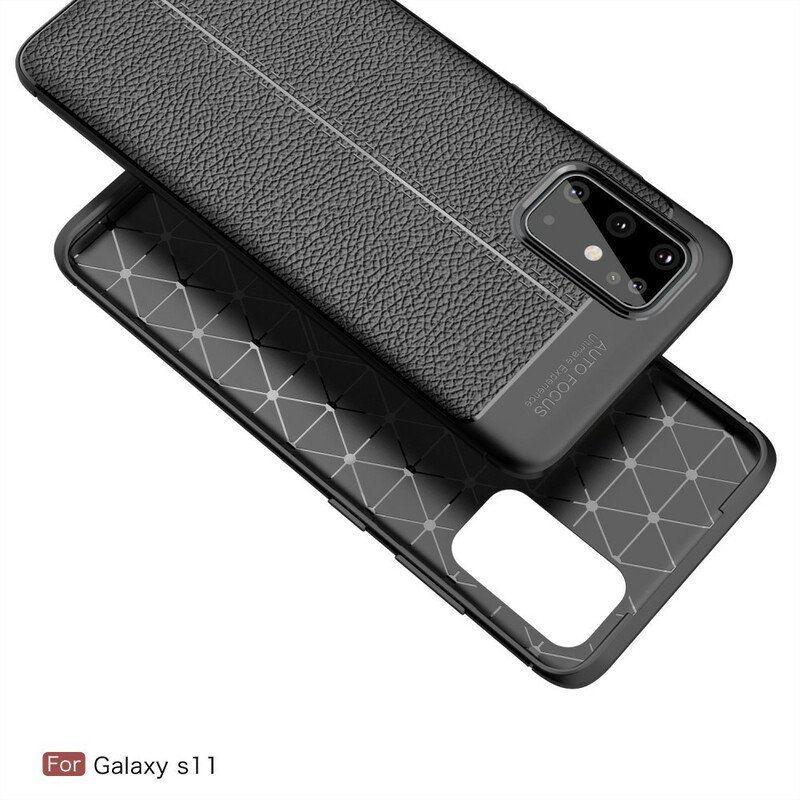 Etui do Samsung Galaxy S20 Plus / S20 Plus 5G Podwójna Linia Liczi