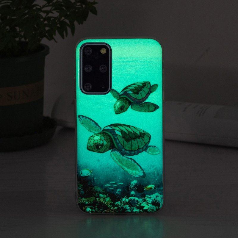 Etui do Samsung Galaxy S20 Plus / S20 Plus 5G Żółwie Fluorescencyjne