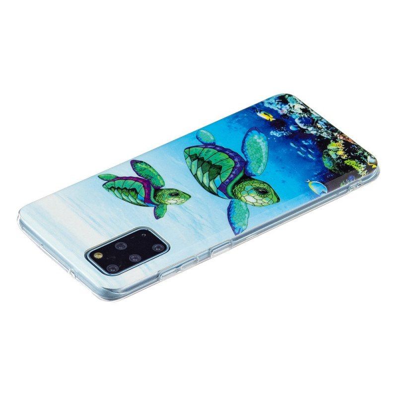 Etui do Samsung Galaxy S20 Plus / S20 Plus 5G Żółwie Fluorescencyjne