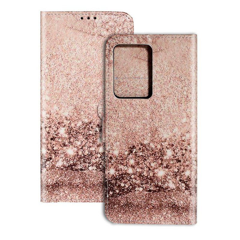 Etui Folio do Samsung Galaxy S20 Plus / S20 Plus 5G Designerskie Cekiny