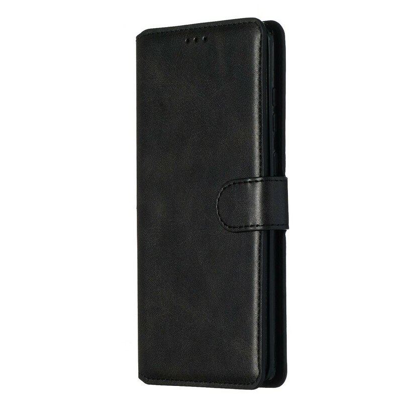 Etui Folio do Samsung Galaxy S20 Plus / S20 Plus 5G Efekt Matowej Skóry