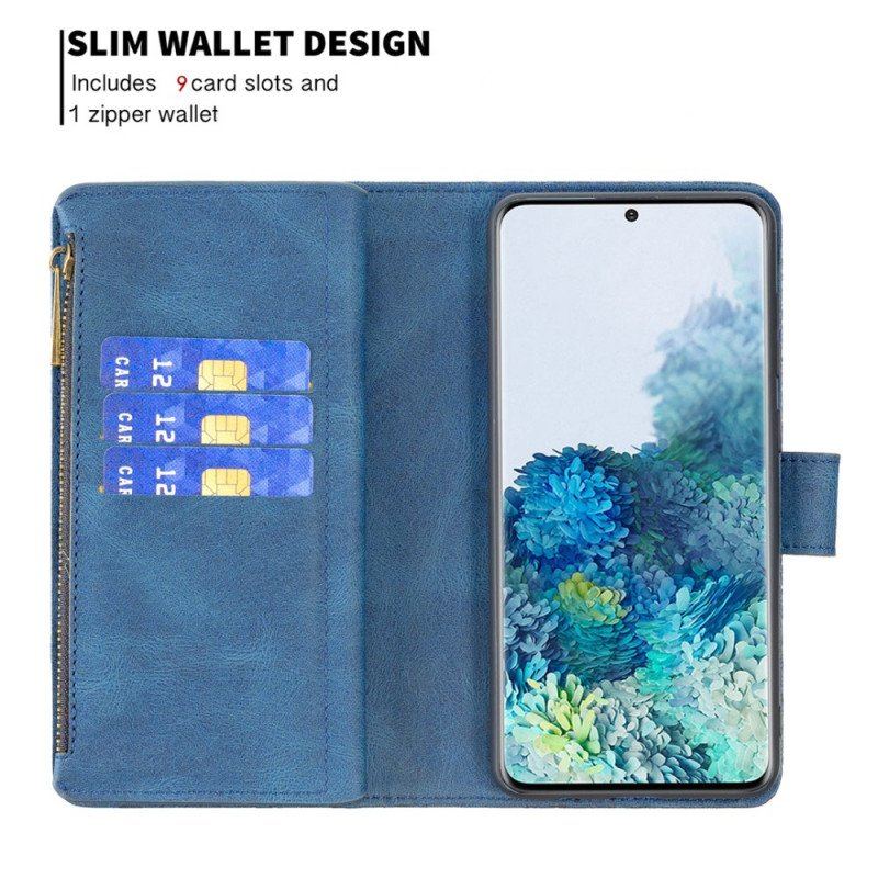 Etui Folio do Samsung Galaxy S20 Plus / S20 Plus 5G Kieszeń Zapinana Na Zamek Motylkowy