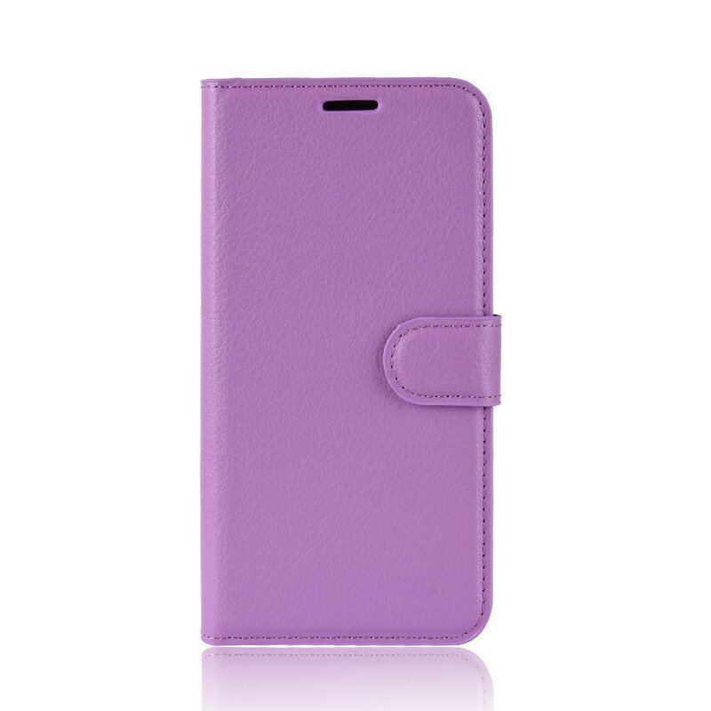 Etui Folio do Samsung Galaxy S20 Plus / S20 Plus 5G Klasyczna Sztuczna Skóra Liczi