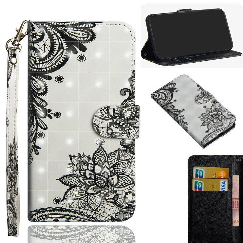 Etui Folio do Samsung Galaxy S20 Plus / S20 Plus 5G Szykowna Koronka