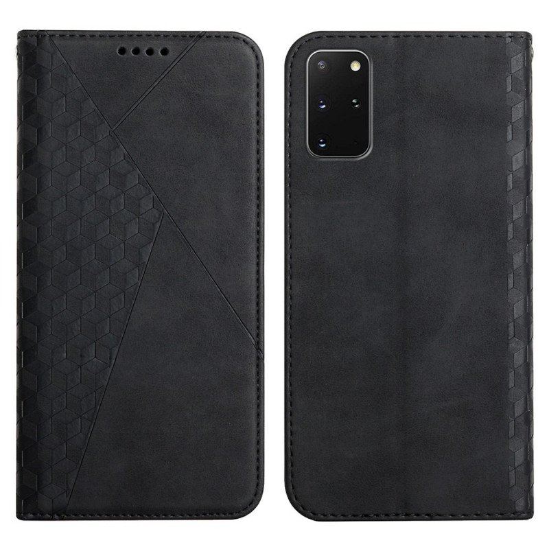 Etui Na Telefon do Samsung Galaxy S20 Plus / S20 Plus 5G Etui Folio Efekt Geo Skóry